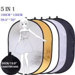 5-in-1 Collapsible Oval Reflector