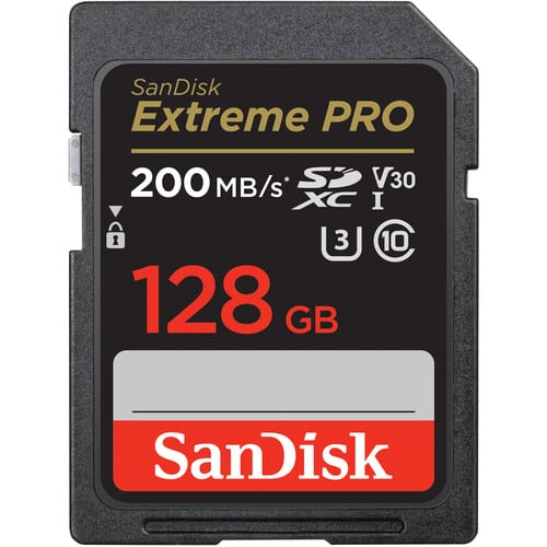 sandisk 128gb memory card